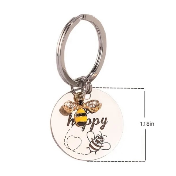 Bee Happy Keychain - Picture 4 of 4